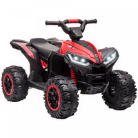 Aosom Quad Pour Enfants 12 V Avec Fonction Avant Et Arriere, Quatre Roues Pour Enfants Avec Roues Re