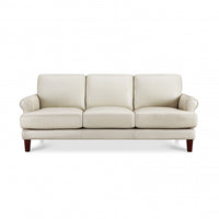  Hydeline Sarina Sofa en cuir – Vanille