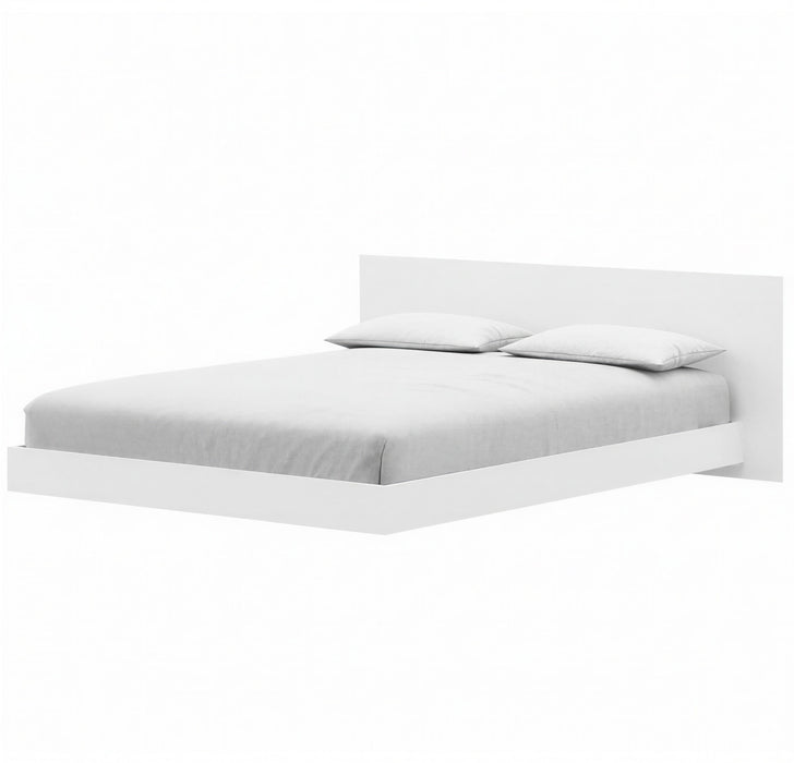 Lit plateforme bas Satori avec tete de lit Double