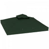 Toile de remplacement pour tonnelle 3 x 3 m, double toit, UPF30+, Vert
