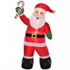 Homcom Pere Noel Gonflable Rouge