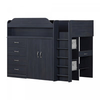  Asten Lit Mezzanine Avec Bureau - Myrtille