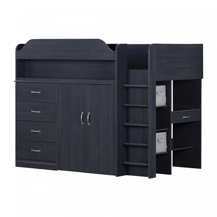 Asten Lit Mezzanine Avec Bureau - Myrtille