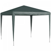Outsunny Tonnelle De Tente De Fete Portable 9' X 9' Avec Pieds, Vert Fonce