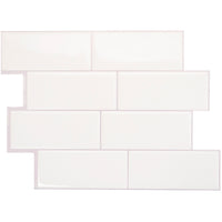 Dosseret Smart Tiles peler et coller 12 x 9, 4 feuilles - Metro Campagnola
