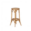Tabouret bar Rae en rotin et sans dossier - naturel