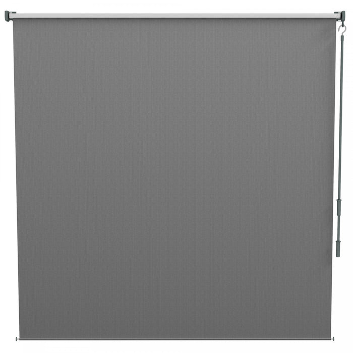 Outsunny Store Enrouleur Exterieur, Store De Porte Patio 6'x6', Gris Clair
