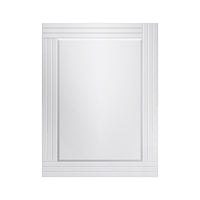 Foundry Miroir Rectangulaire Tout en Verre de 30 Pouces Chrome