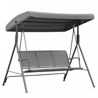 Balancelle De Jardin 3 Places Grand Confort Toit Inclinaison Reglable Assise Et Dossier Ergonomique