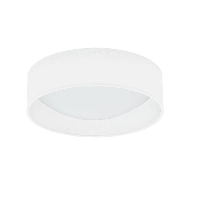 Plafonnier affleuré Cfled de Dainolite de 11 po avec abat-jour ivoire