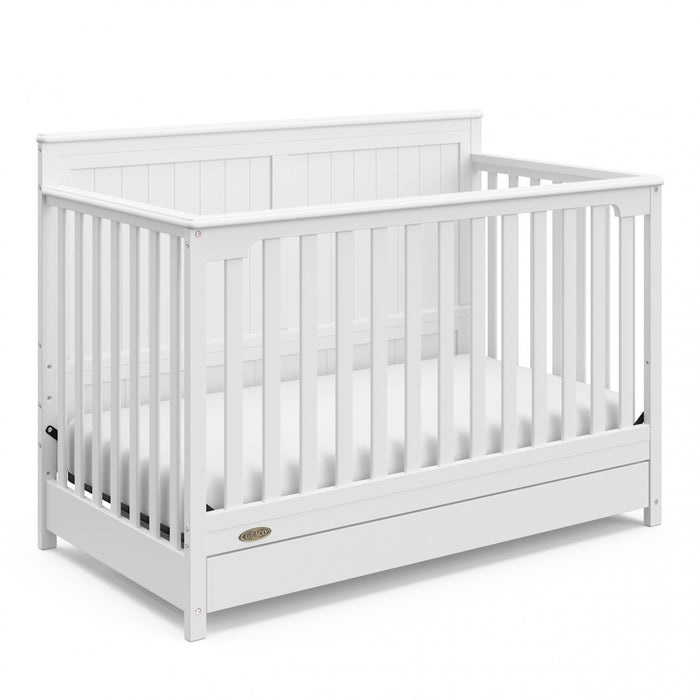 Graco Hadley Lit de bebe convertible 5-en-1 avec tiroir - Blanc