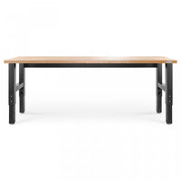 Établi de 8 pi à hauteur réglable en bois franc de Gladiator - granite martelé