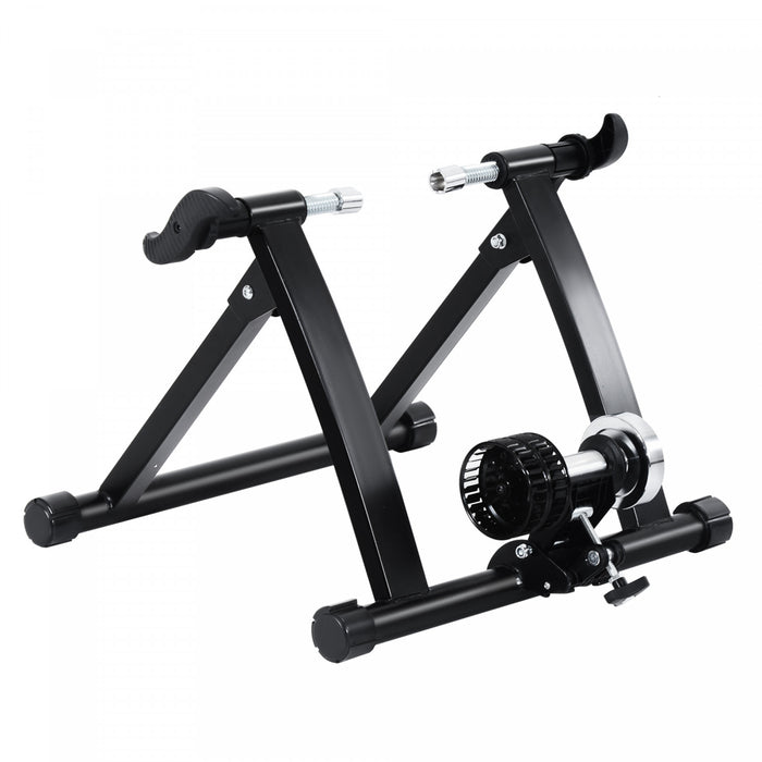 Soozier Velo D'interieur Velo D'exercice Trainer Support Stationnaire Ventilateur Pliant Turbo (noir)