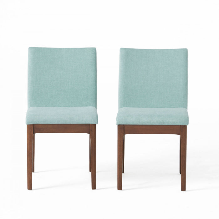 Lot De 2 Chaises De Salle À Manger Anastasia Avec Revêtement En Tissu -  Couleur Menthe