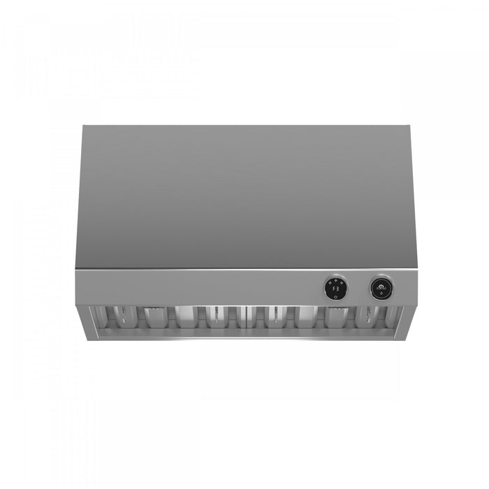 Hotte murale Biagio de 30 po, acier inoxydable, modele robuste – FRHWM5009-30
