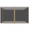 Outsunny Moustiquaire de rechange pour gazebo 12' x 12', kaki