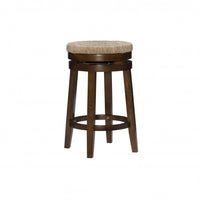 Tabouret Morgan de hauteur comptoir - noyer