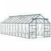 Serre de Jardin Outsunny en Polycarbonate avec Gouttieres, Vert