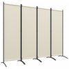 Outsunny Separateur De Piece, Ecran De Confidentialite Roulant 5.6pi, Creme