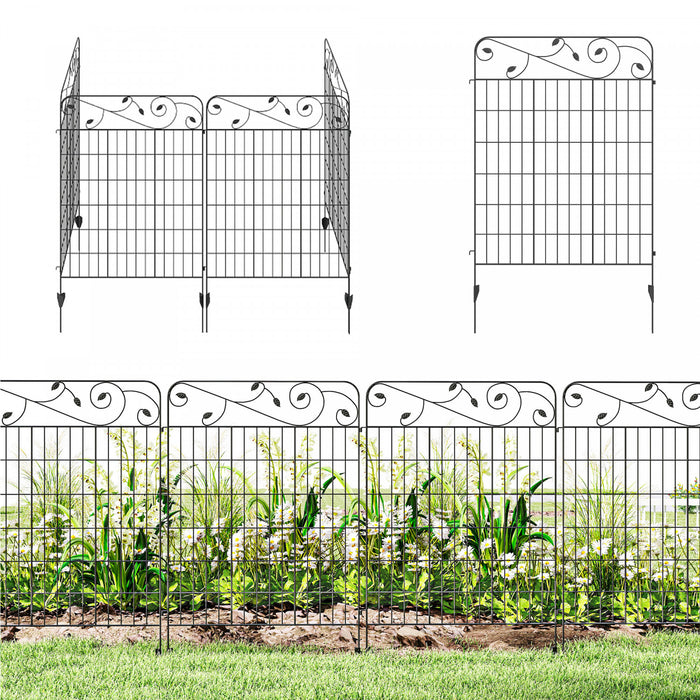 Outsunny 11.5' Cloture decorative pour bordures de jardin
