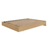 Platform Bed Frame, King|Natural Maple King Bed | Lit plateforme King, Erable Naturel