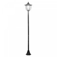 Luminaire Exterieur Solaire Lampadaire Lanterne Classique LED 60 Lm Max. Dim. 26l X 26l X 177h Cm No