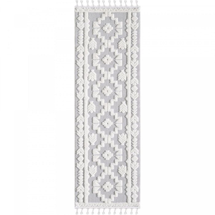 Carpette à poil long Quinto Tres Moroccan - 2 pi 7 po x 8 pi