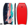 Costway 41\" Body Board Leger Avec Eps Core Xpe Deck Hdpe Fond Croissant Tail Multi-couleur