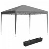 Outsunny Tente Pliable 10x10' Gazebo Exterieur Avec Sac De Transport, Gris