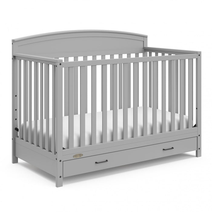 Graco Benton Lit de bebe convertible 5-en-1 avec tiroir - Gris galet