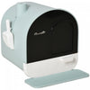 Pawhut Bac A Litiere Pour Chat Avec Couvercle, Bac A Litiere Couvert Pour Chats D'interieur Avec Plateau, Pelle, Filtre, 17\" X 17\" X 18.5\", Vert