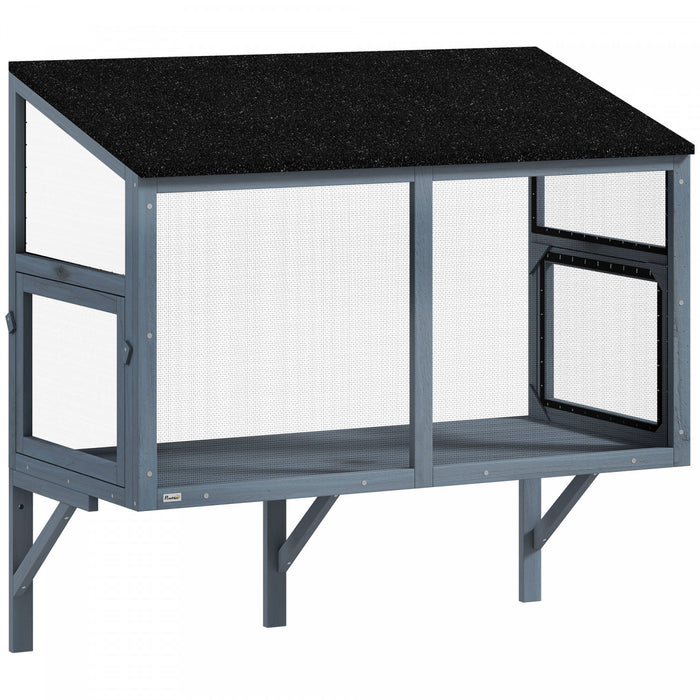 Catio Extensible pour Fenetre, Enclos Exterieur pour Chat, 100 cm