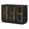 Arum Buffet contemporain pour salle à manger 3 portes avec portes Chêne noir et Frêne naturel, de Meubles South Shore