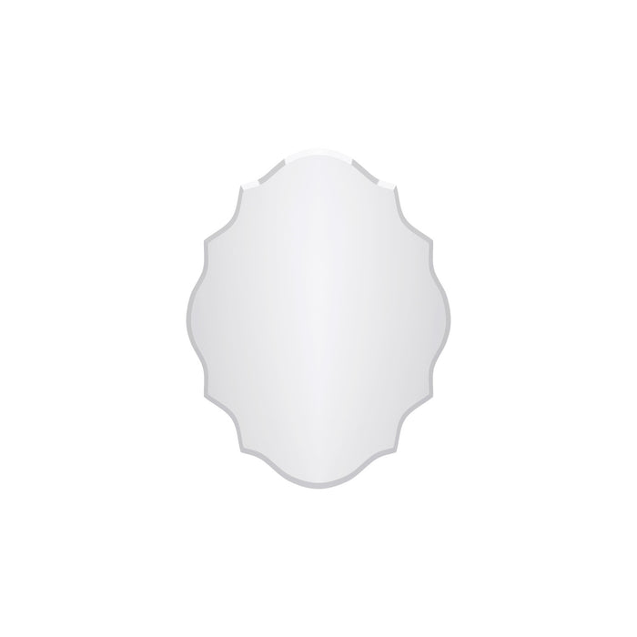 Chisel Miroir Orne Sans Cadre de 22 Pouces Chrome