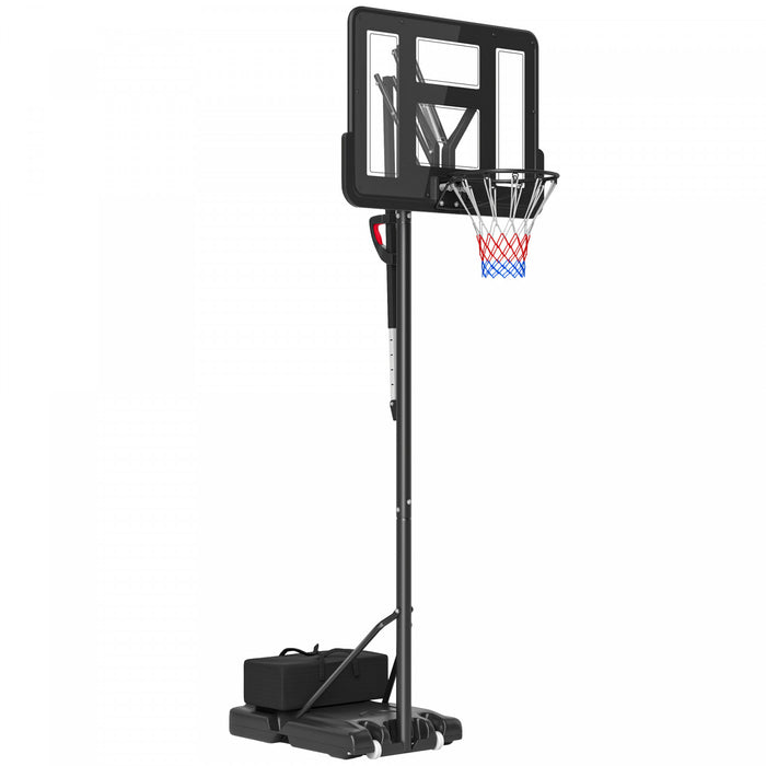 Soozier Panier De Basket-ball Portable De 7,7 A 10', Panneau Arriere De 43\"