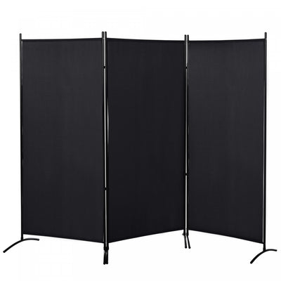 Homcom Double Hinged Room Divider, 3 Panel Privacy Screen|Homcom Separateur De Piece, Ecran De Confidentialite A 3 Panneaux