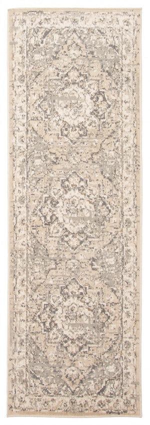 Carpette Priya grise - 2 pi 8 po x 8 pi 2 po