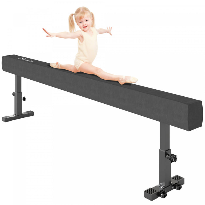 Soozier Poutre d'equilibre reglable avec roues pour 6+ ans