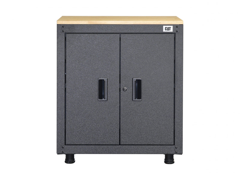 Armoire de rangement de garage CAT® prete a assembler, 28 po, a 2 portes