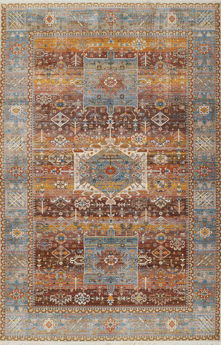 Tapis Traditionnel Dulce 5'0\" x en Multi