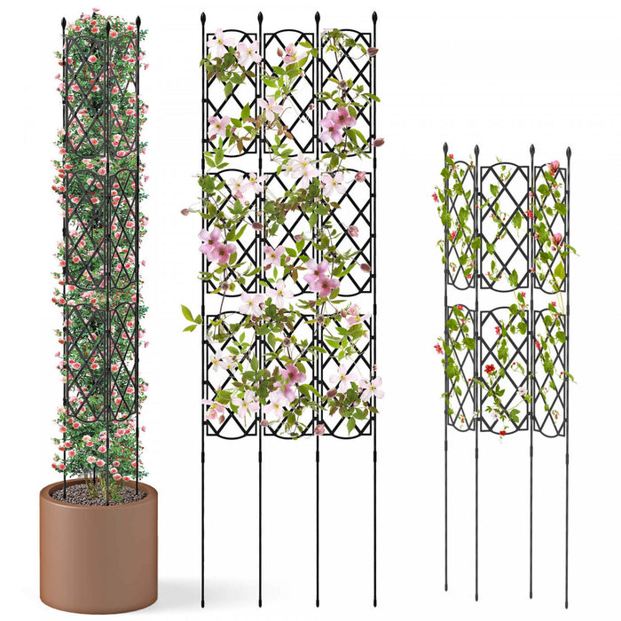 Costway 1 Pcs 58\" X 73\" Trellis De Jardin Pour Les Plantes D'escalade