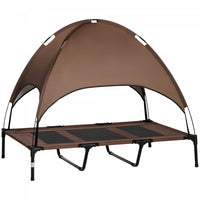 Pawhut Sureleve Pour Animal De Compagnie Lit Pour Chien Portable Exterieur Et Interieur Tente Auvent