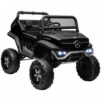 Aosom Camion Jouet Sous Licence Mercedes-benz, Vehicule Electrique Alimente Par Batterie 12 V Avec T