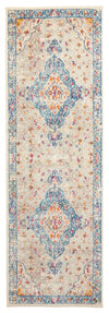 Tapis de Couloir Traditionnel Daria 2'8\" x 8'2\" en Gris