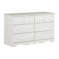 Commode Summer Breeze à 6 tiroirs - pin blanc
