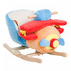 Qaba Siege A Bascule En Bois Pour Enfants Avec Comptine, Avion