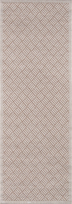 Tapis Contemporain Eve 2'0\" x 10'0\" en brun