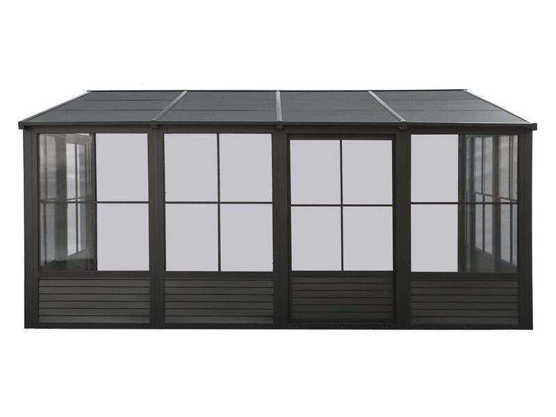 Florence - Solarium Mural 10x16 Toit Metal Noir