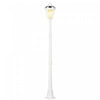 Outsunny Lampe Solaire De 77\", Lampadaire D'exterieur En Aluminium Etanche