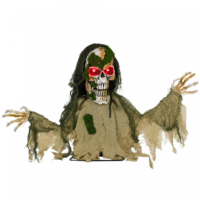 Outsunny Halloween Squelette Anime, Decorations Effrayantes D'halloween